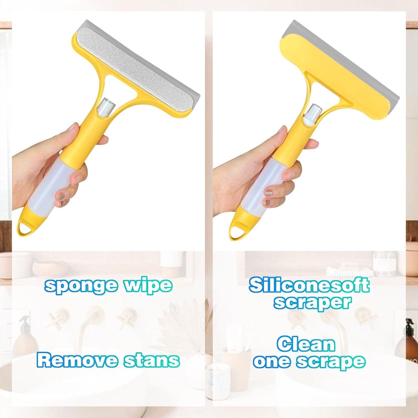 3-in-1 Window Squeegee Cleaner