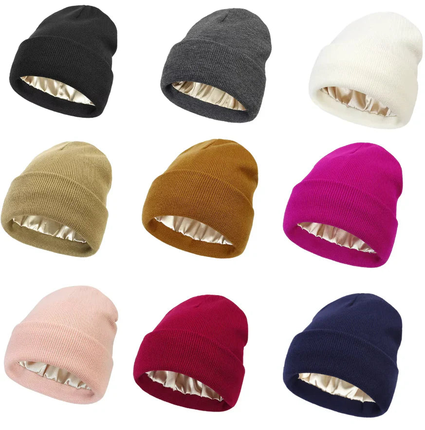 Silk Lined Beanie Hat
