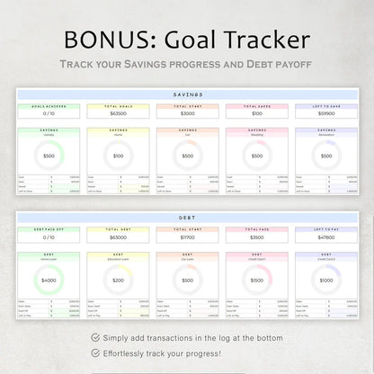 Simple Budget Planner Spreadsheet – Google Sheets & Excel