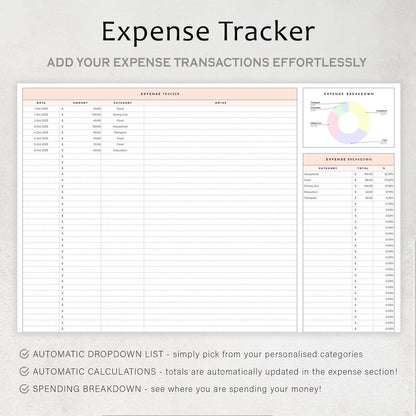Simple Budget Planner Spreadsheet – Google Sheets & Excel